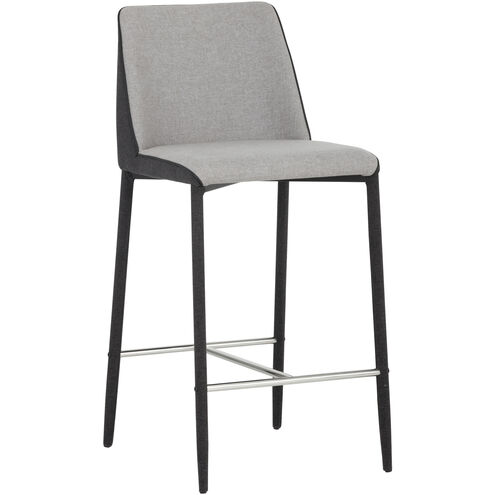 Renee 36.5 inch Armour Grey / Dark Slate Counter Stool
